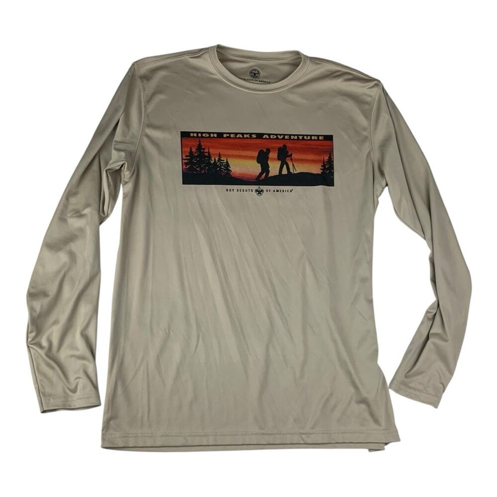 Boy scouts of America adult large high peak adventure long sleeve shirt